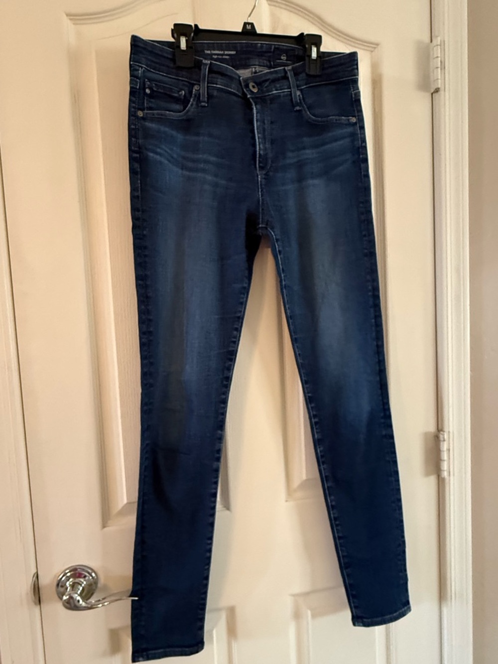 Ag Adriano Goldschmied Dark Blue Skinny Jeans